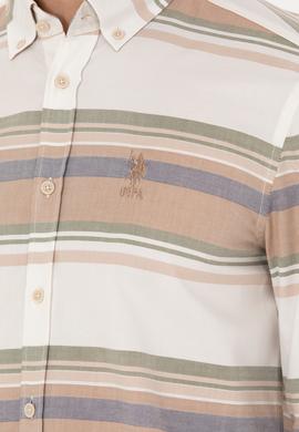 Erkek Taş Uzun Kollu Gömlek - 50277940013