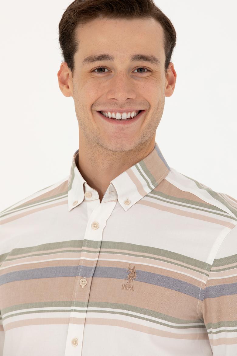 Erkek Taş Uzun Kollu Gömlek - 50277940013