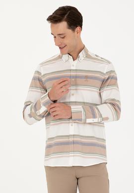 Erkek Taş Uzun Kollu Gömlek - 50277940013