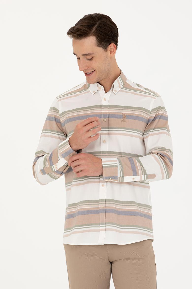 Erkek Taş Uzun Kollu Gömlek - 50277940013