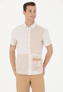 Erkek Taş Kısa Kollu Gömlek - 50263754015