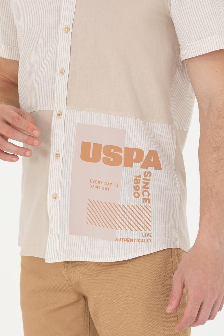 Erkek Taş Kısa Kollu Gömlek - 50263754015