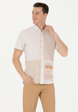 Erkek Taş Kısa Kollu Gömlek - 50263754015