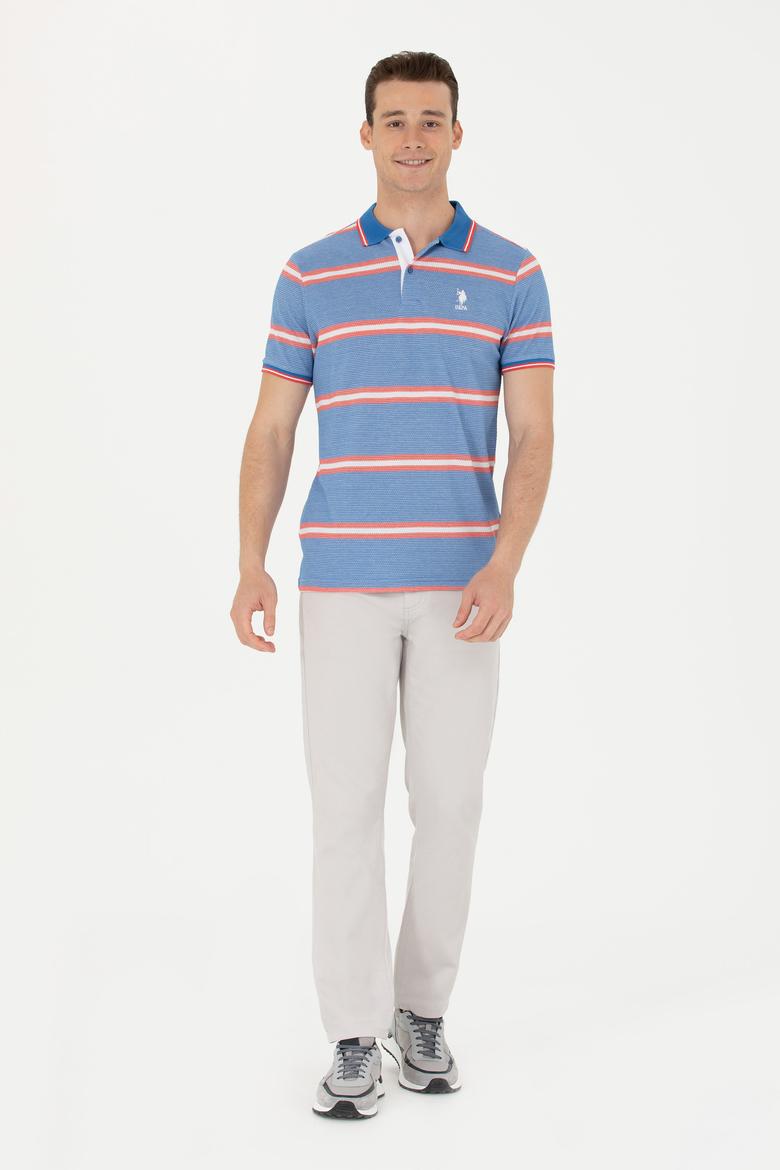 Erkek Saks Polo Yaka Tişört - 50263355035