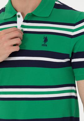 Erkek Yeşil Polo Yaka Tişört - 50263219033