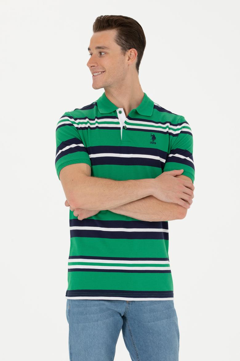 Erkek Yeşil Polo Yaka Tişört - 50263219033