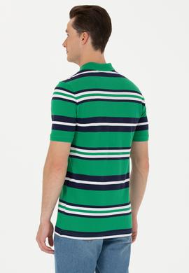 Erkek Yeşil Polo Yaka Tişört - 50263219033