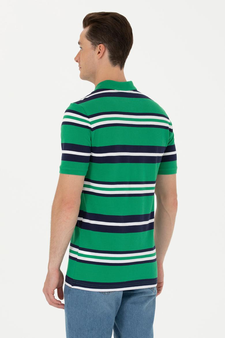 Erkek Yeşil Polo Yaka Tişört - 50263219033