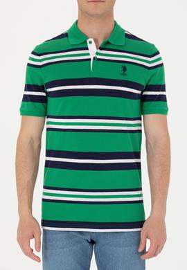 Erkek Yeşil Polo Yaka Tişört - 50263219033