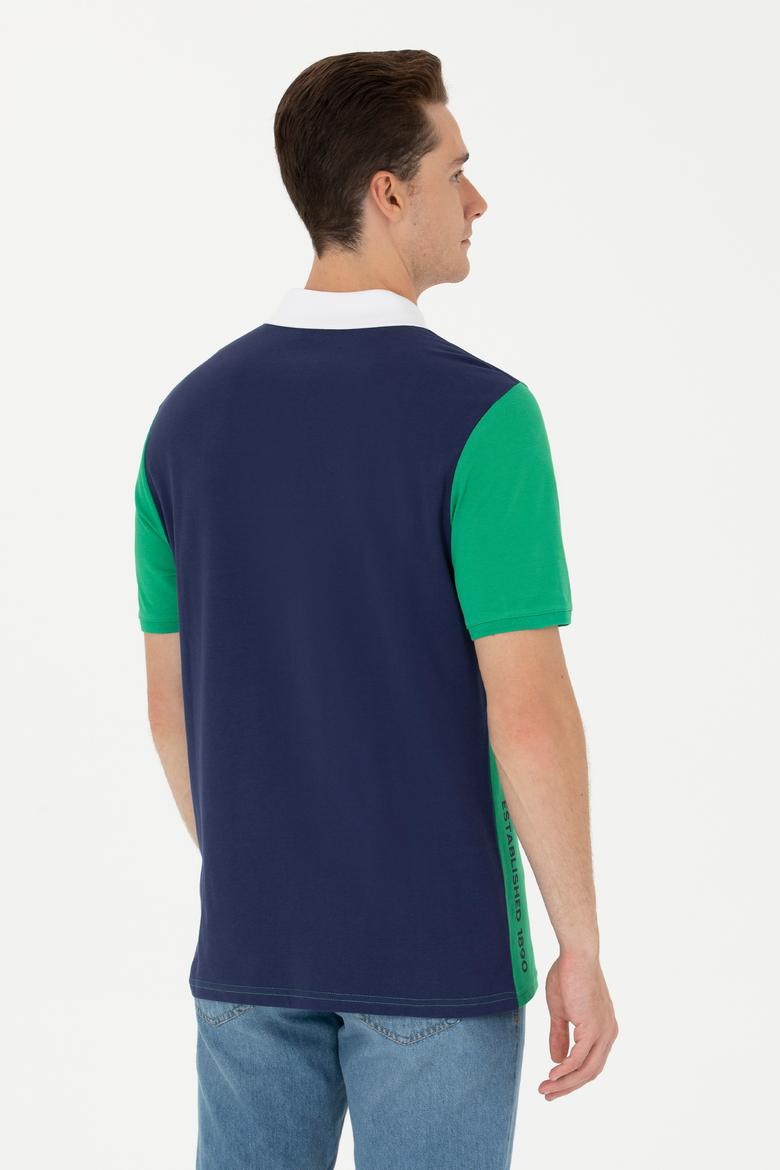 Erkek Yeşil Polo Yaka Tişört - 50263396033
