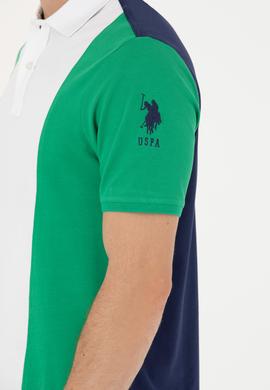 Erkek Yeşil Polo Yaka Tişört - 50263396033