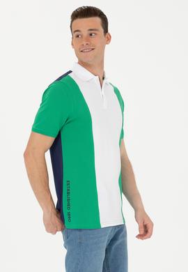 Erkek Yeşil Polo Yaka Tişört - 50263396033