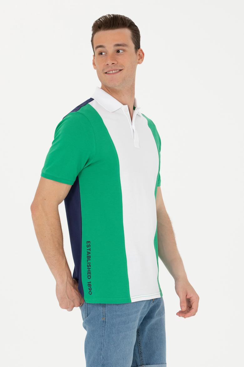 Erkek Yeşil Polo Yaka Tişört