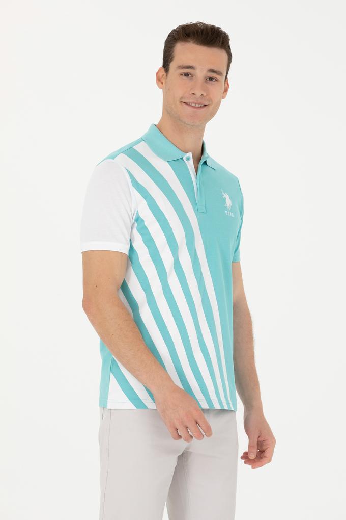 Erkek Mint Polo Yaka Tişört