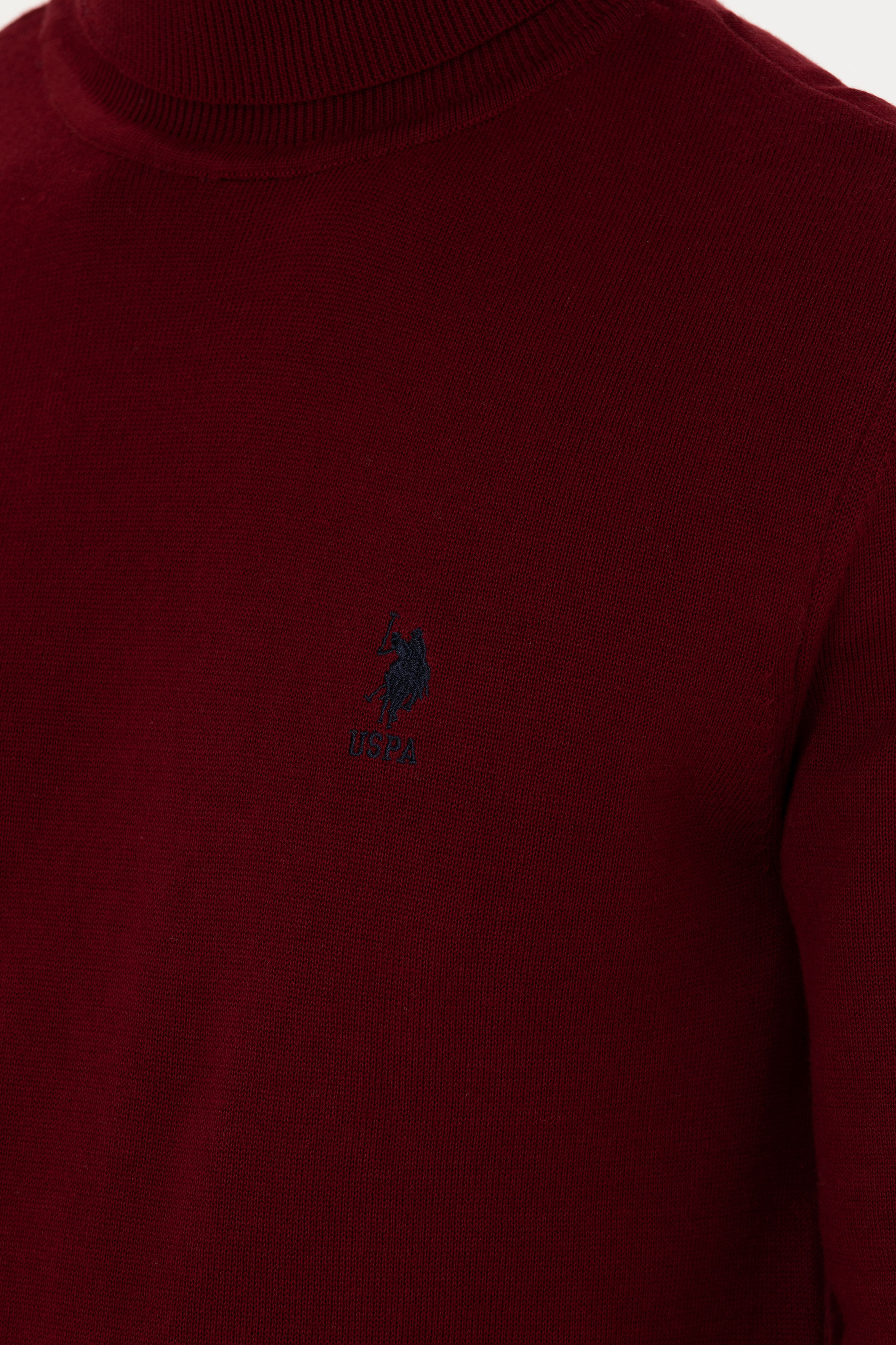 Erkek Bordo Basic Kazak - Image 7