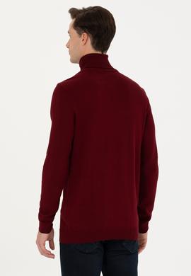 Erkek Bordo Basic Kazak - 50268935015