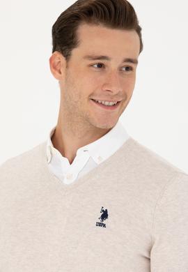 Erkek Taş Melanj Basic Kazak - 50269002078