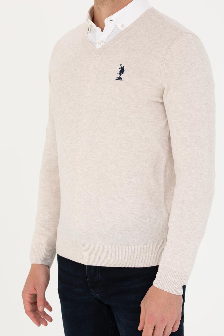 Erkek Taş Melanj Basic Kazak - 50269002078