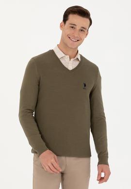 Erkek Haki Basic Kazak - 50269004114