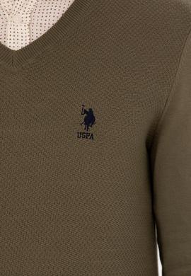 Erkek Haki Basic Kazak - 50269004114