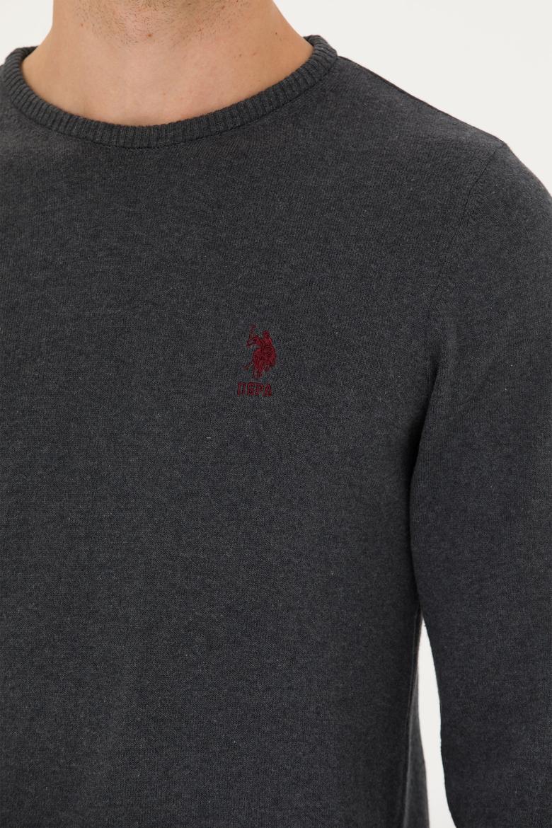 Erkek Antrasit Melanj Basic Kazak - 50269005043