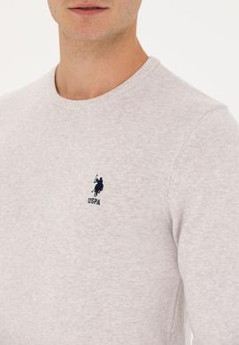 Erkek Taş Melanj Basic Kazak - 50269005070