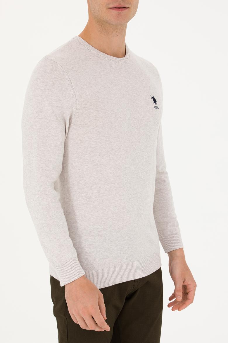 Erkek Taş Melanj Basic Kazak - 50269005070