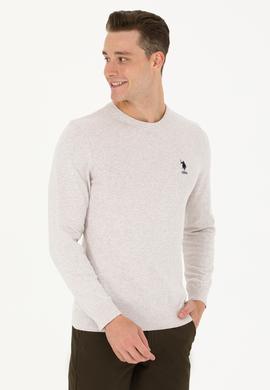 Erkek Taş Melanj Basic Kazak - 50269005070