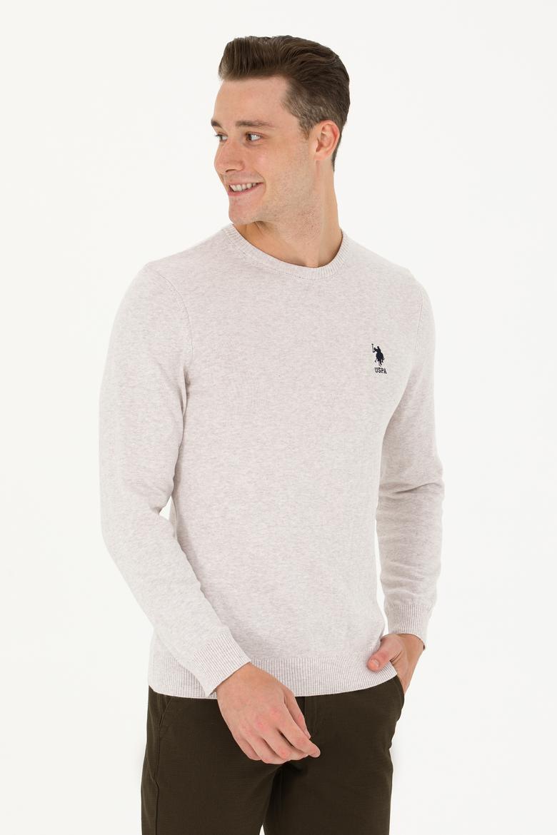 Erkek Taş Melanj Basic Kazak