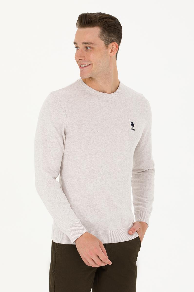 Erkek Taş Melanj Basic Kazak