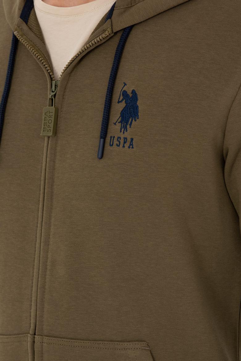 Erkek Haki Örme Hırka - 50269401144