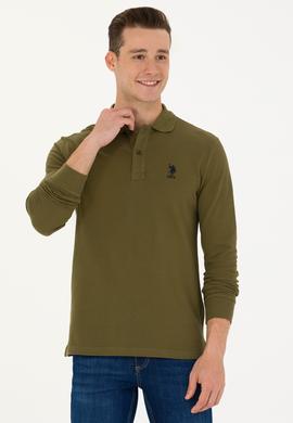 Erkek Haki Basic Sweatshirt - 50269404264