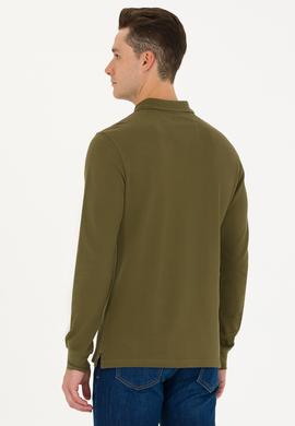 Erkek Haki Basic Sweatshirt - 50269404264