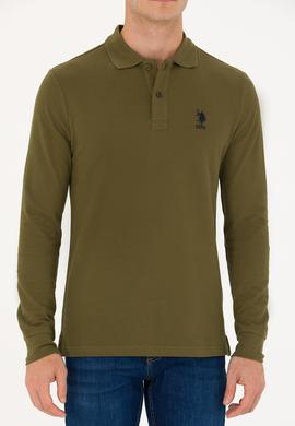 Erkek Haki Basic Sweatshirt - 50269404264