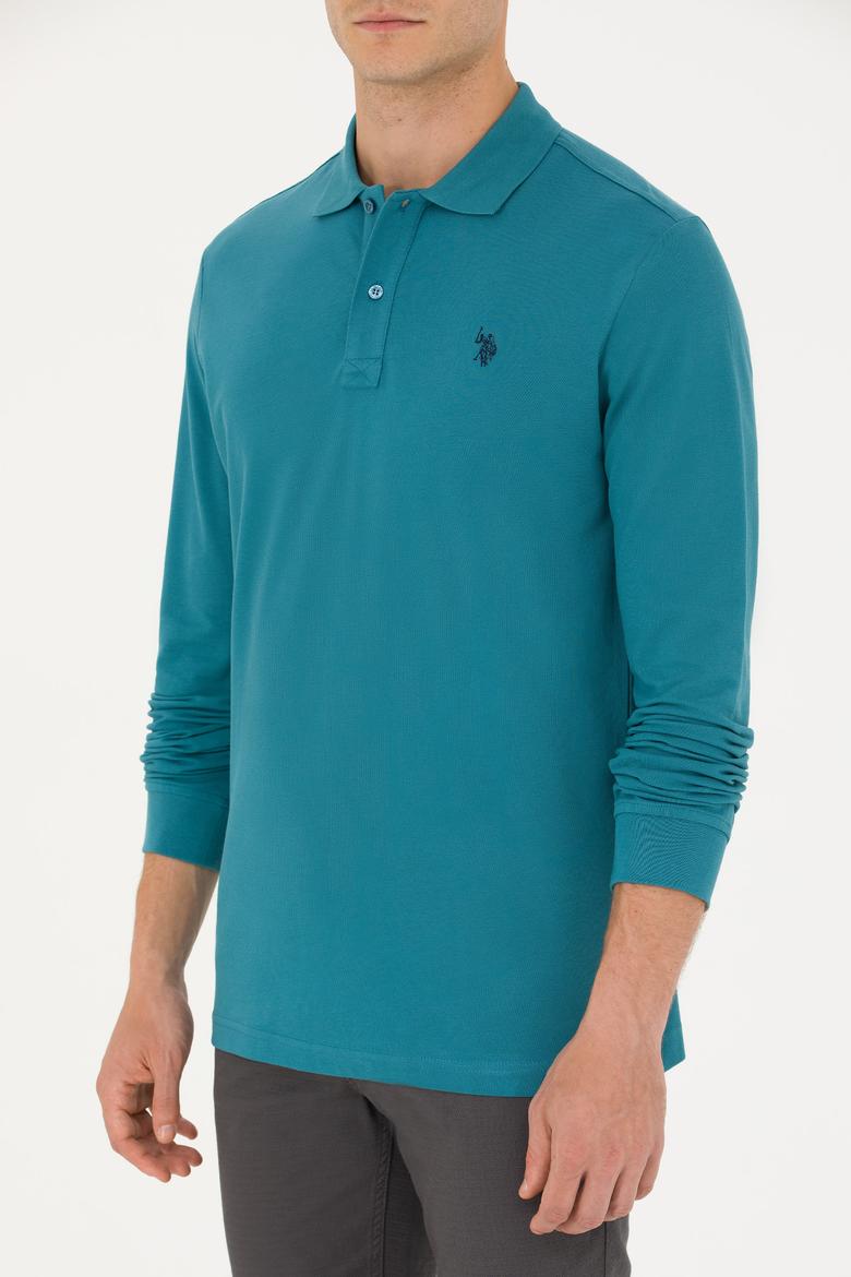 Erkek Petrol Basic Sweatshirt - 50269405217