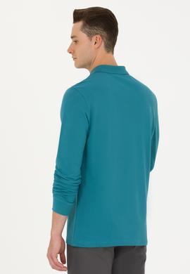 Erkek Petrol Basic Sweatshirt - 50269405217