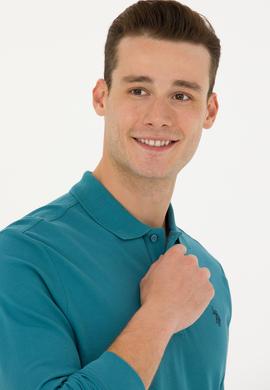 Erkek Petrol Basic Sweatshirt - 50269405217