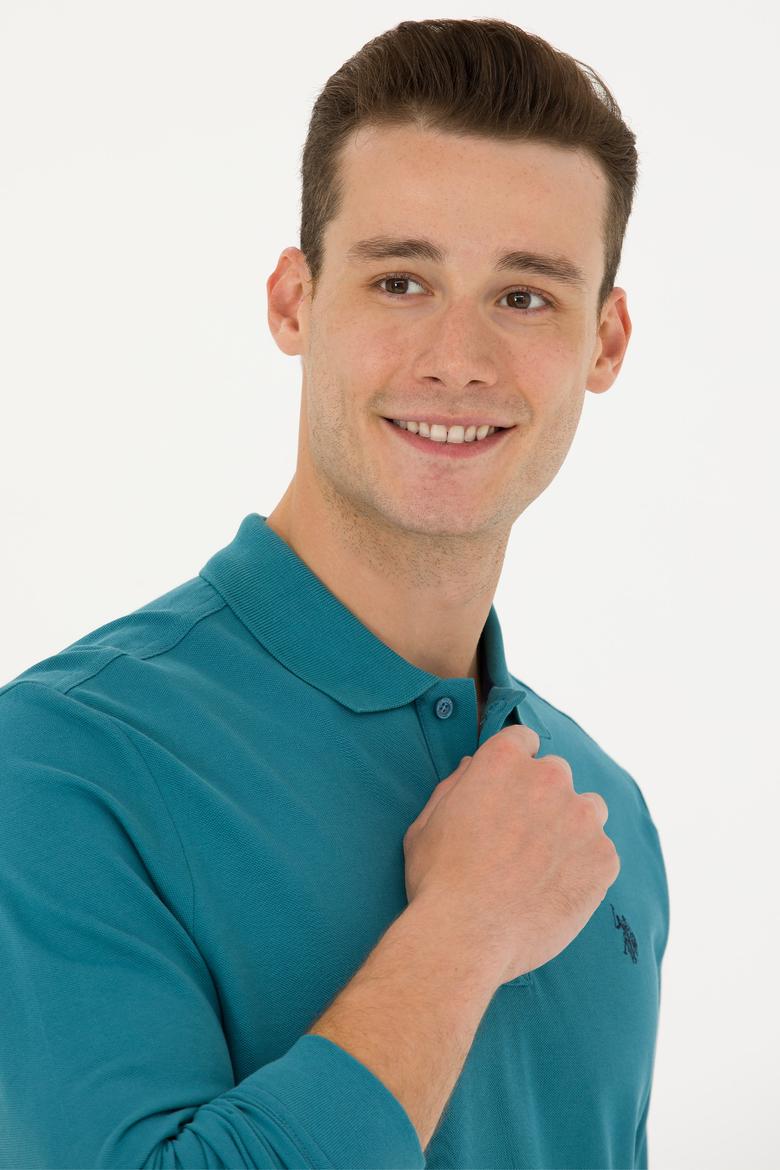 Erkek Petrol Basic Sweatshirt - 50269405217