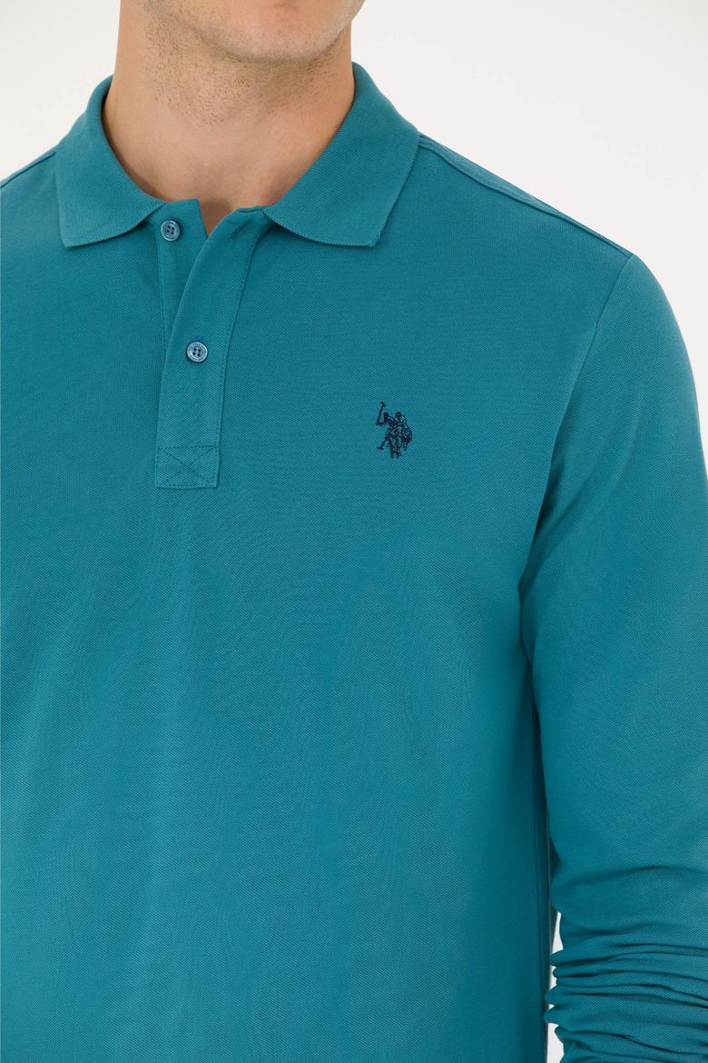 Erkek Petrol Basic Sweatshirt - 50269405217