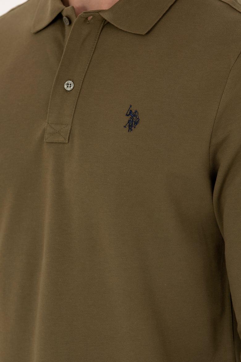 Erkek Haki Basic Sweatshirt - 50269405274