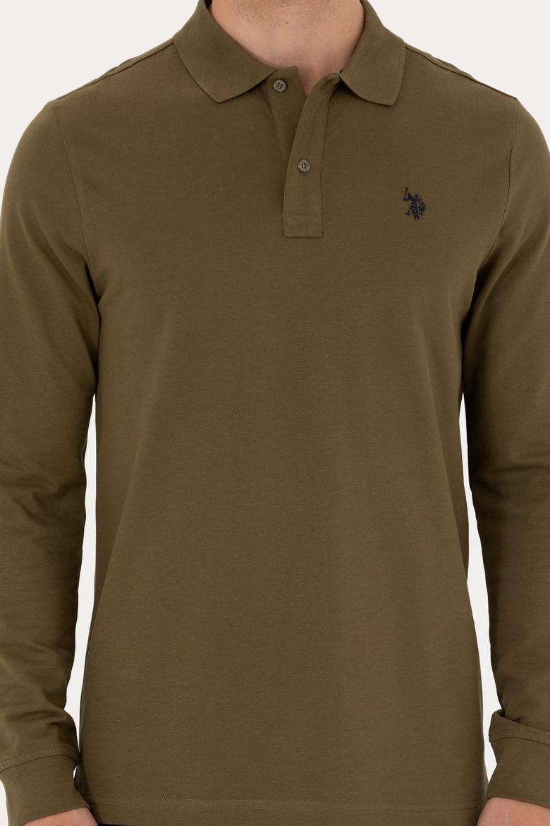 Erkek Haki Basic Sweatshirt - 50269405274