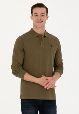 Erkek Haki Basic Sweatshirt - 50269405274