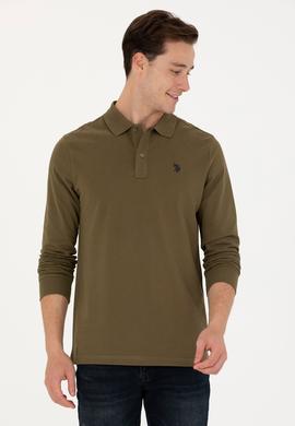 Erkek Haki Basic Sweatshirt - 50269405274