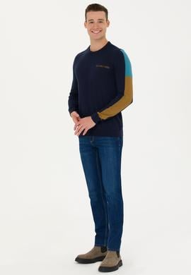 Erkek Lacivert Kazak - 50271079006