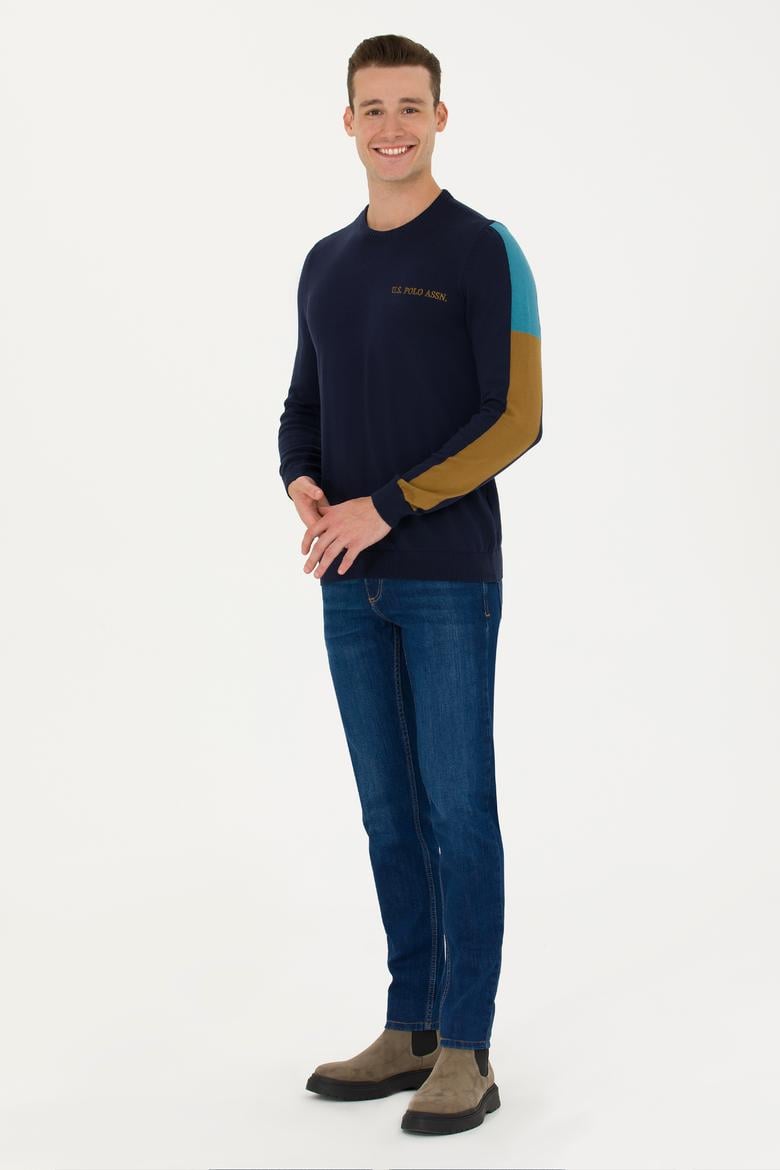 Erkek Lacivert Kazak - 50271079006