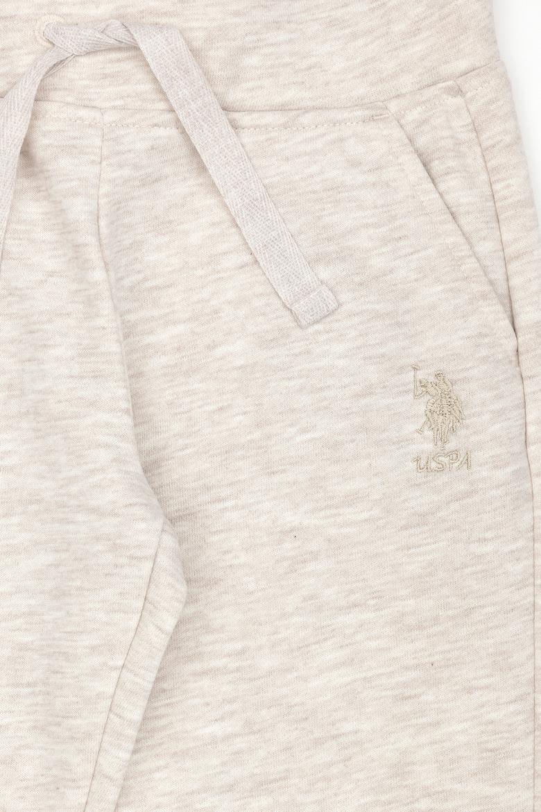 Kız Çocuk Bej Melanj Eşofman Altı - 50272438051