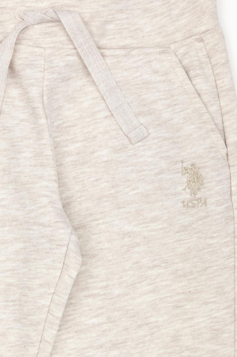 Kız Çocuk Bej Melanj Eşofman Altı