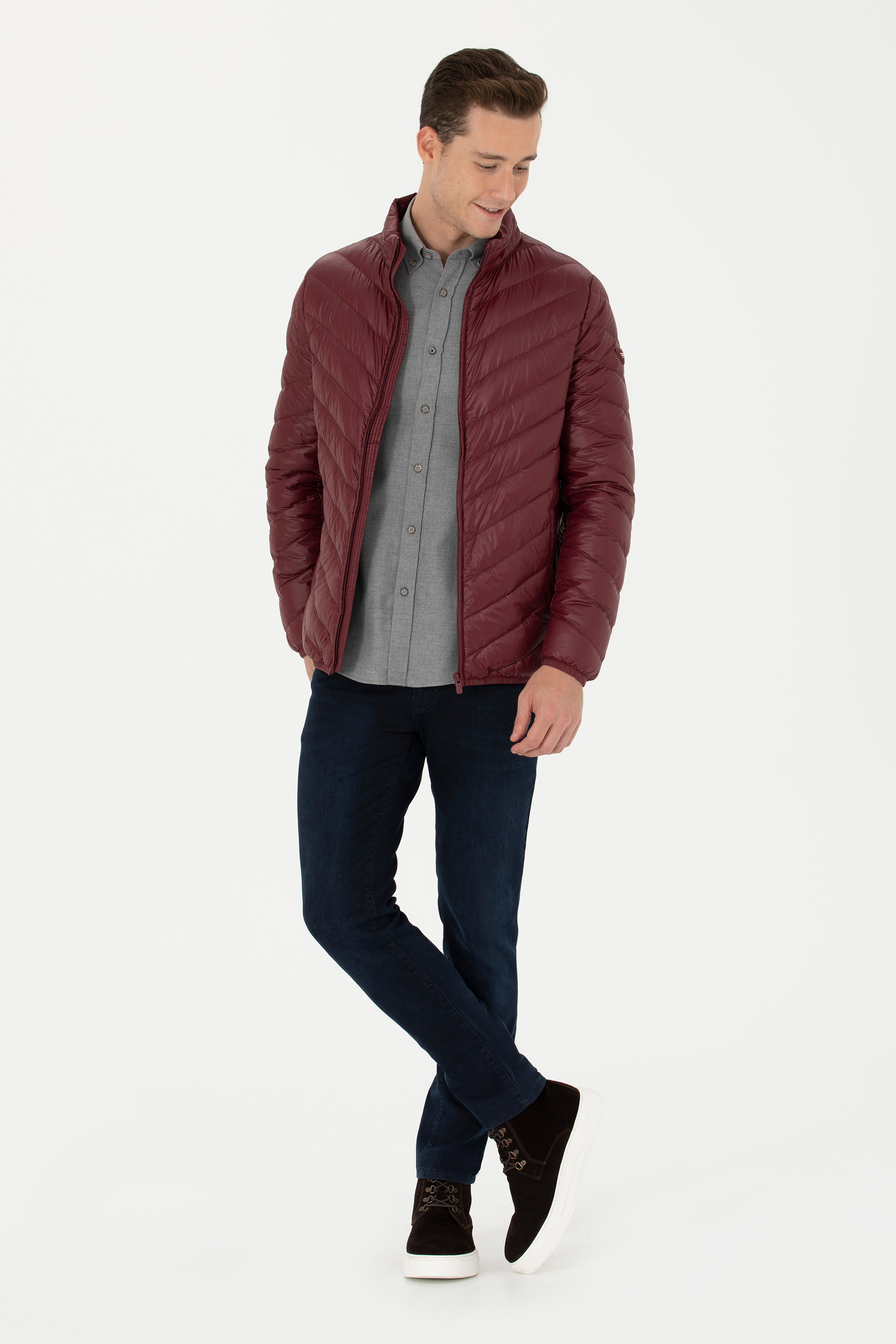 Erkek Bordo Mont