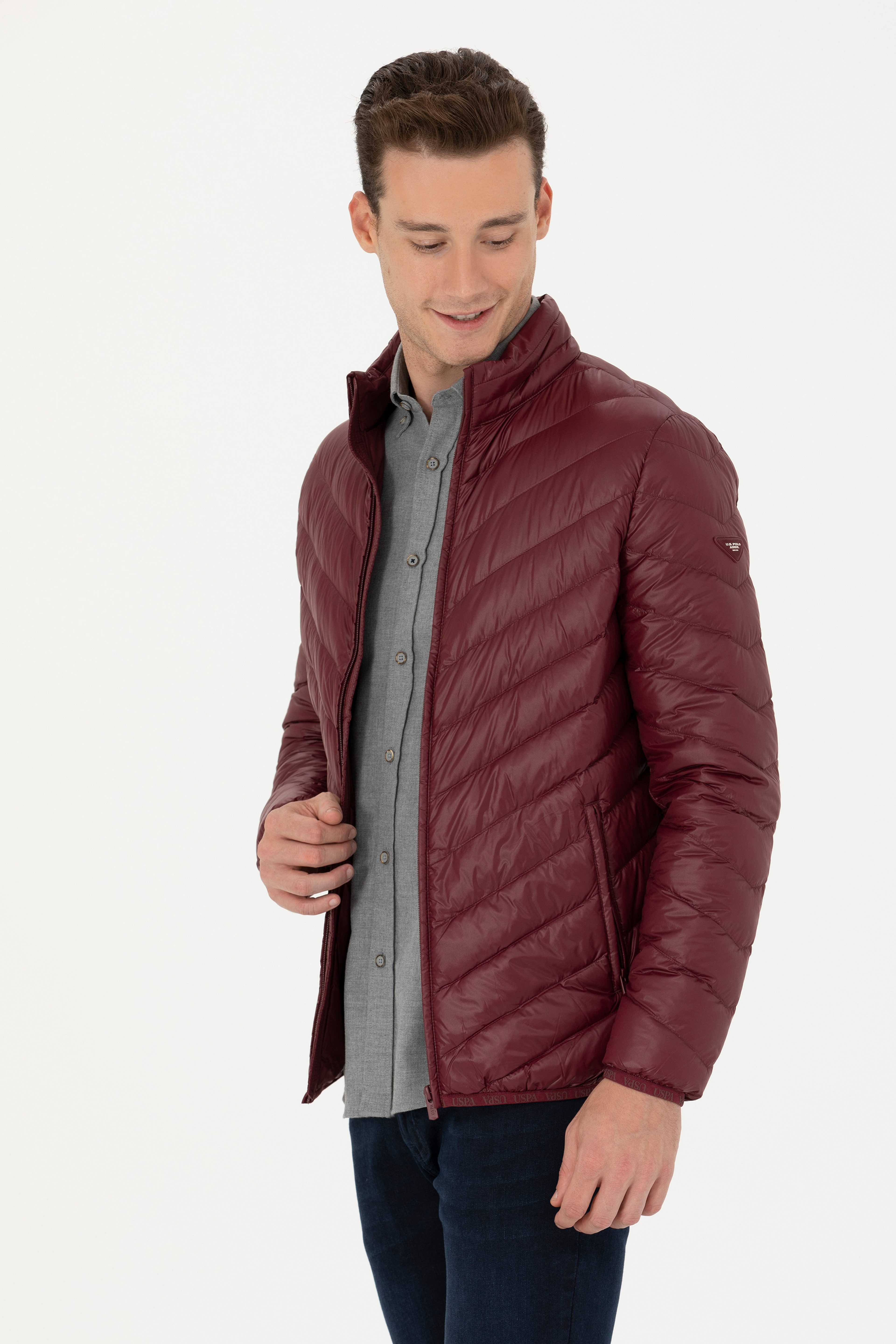 Erkek Bordo Mont - Image 1