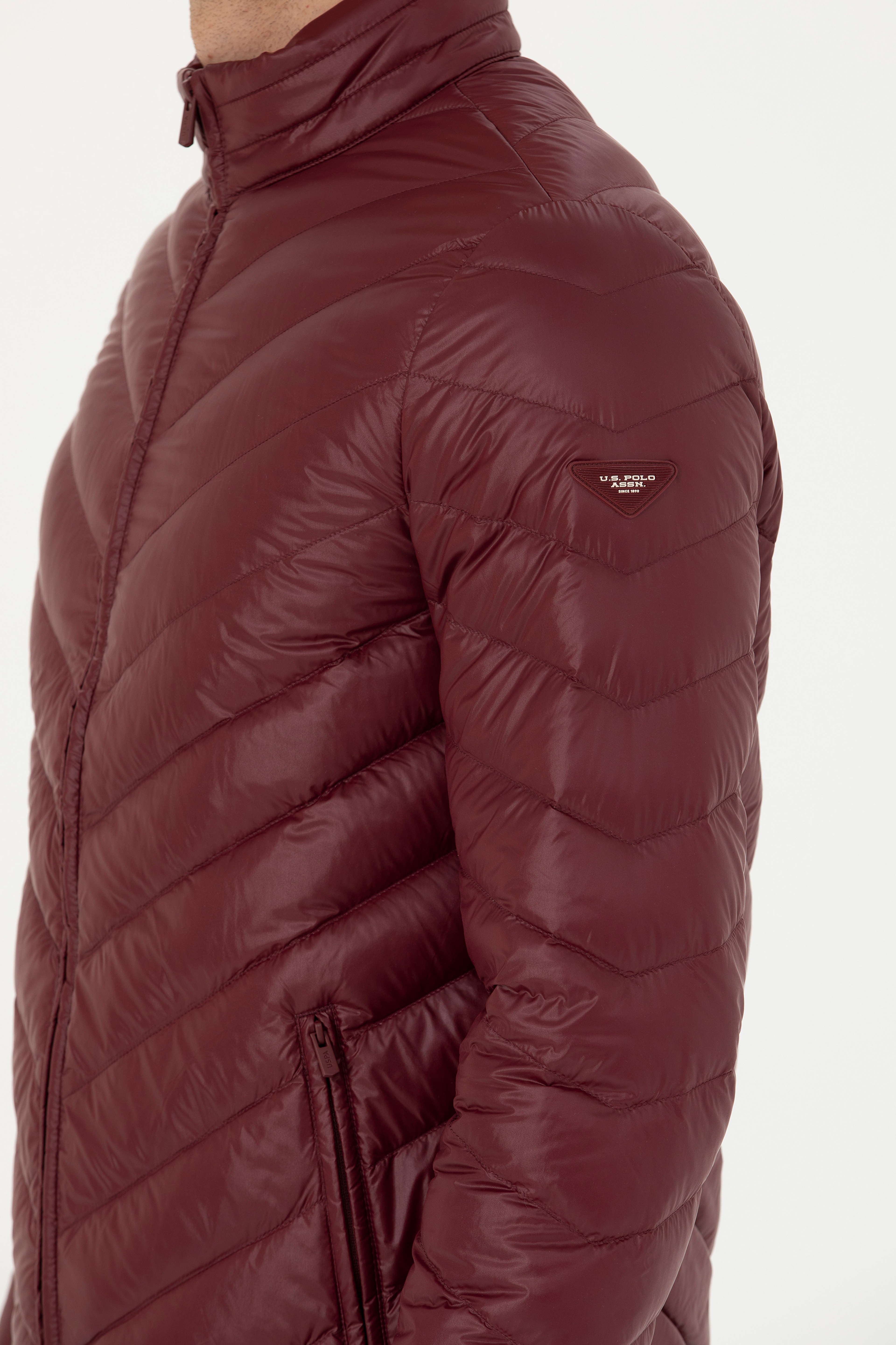 Erkek Bordo Mont - Image 7